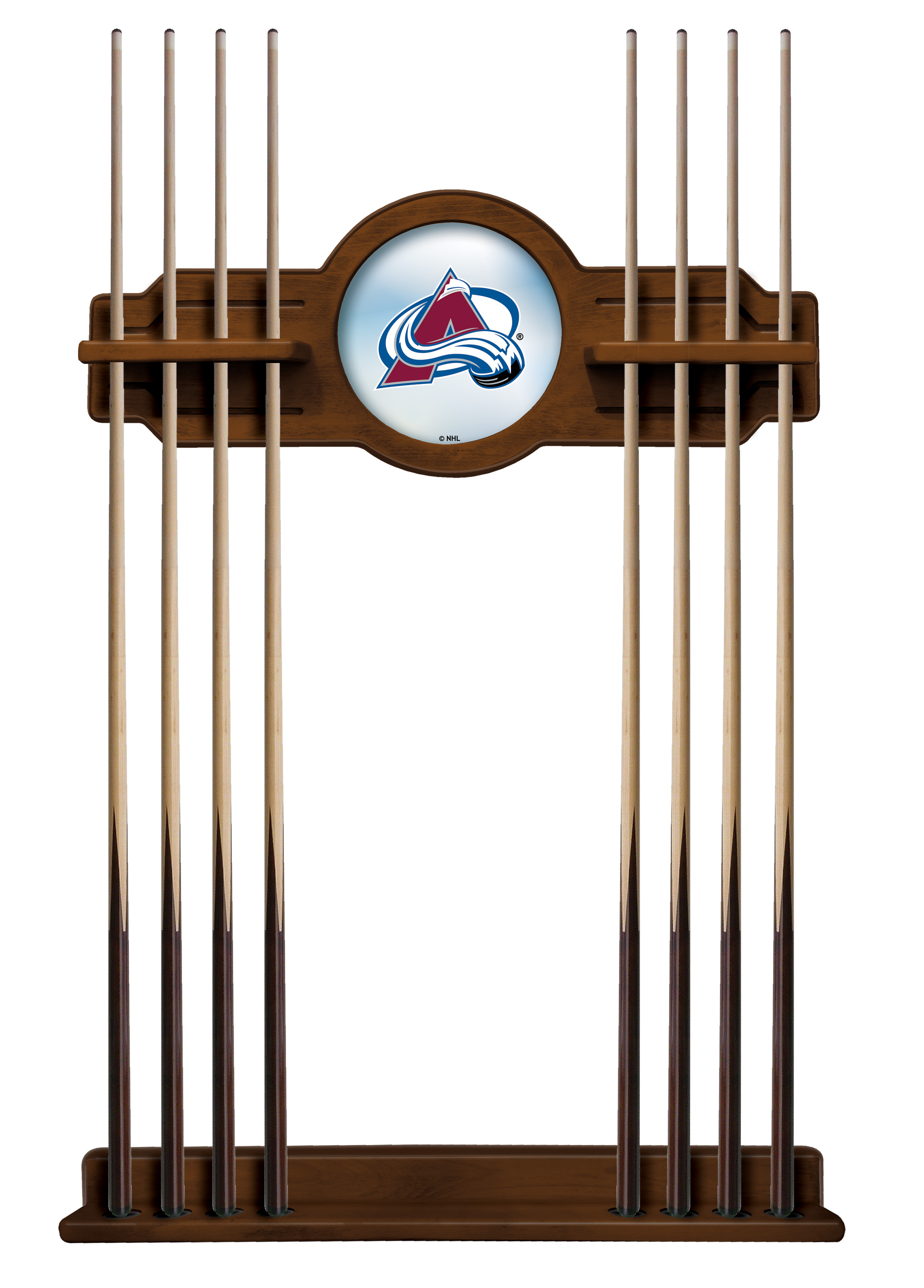 CueChrdColAva Colorado Avalanche Cue Rack - Chardonnay