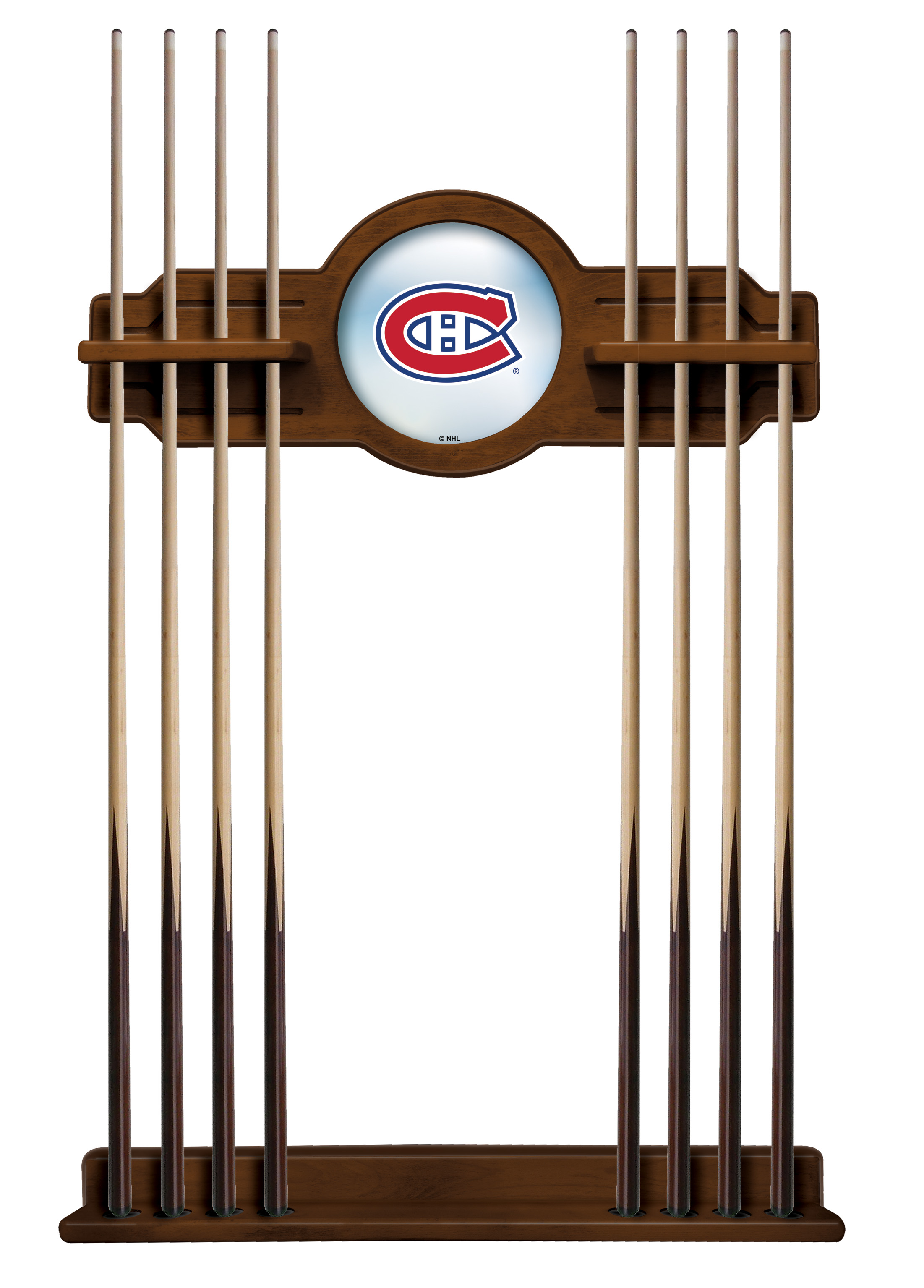CueChrdMonCan Montreal Canadiens Cue Rack - Chardonnay