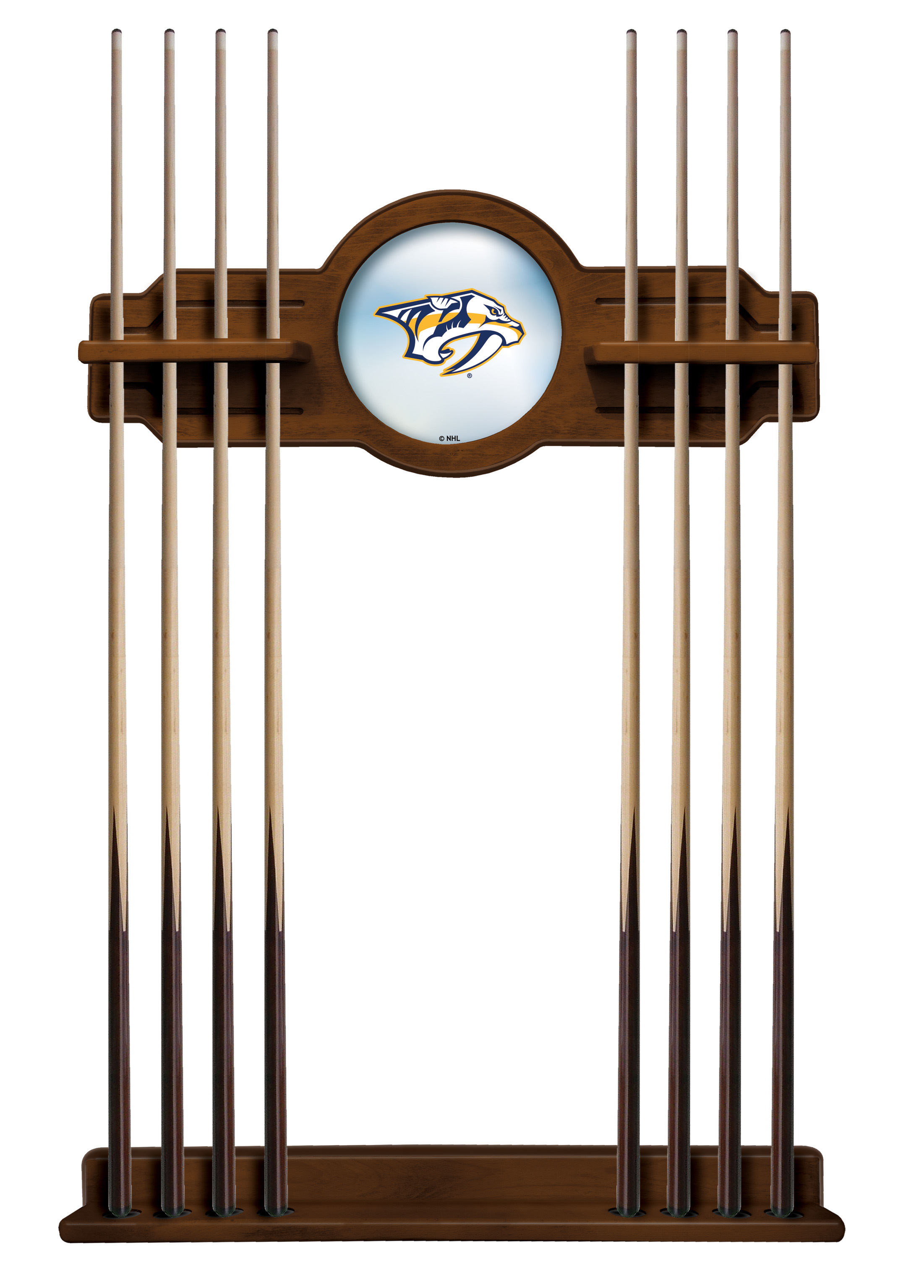 CueChrdNshPre Nashville Predators Cue Rack - Chardonnay