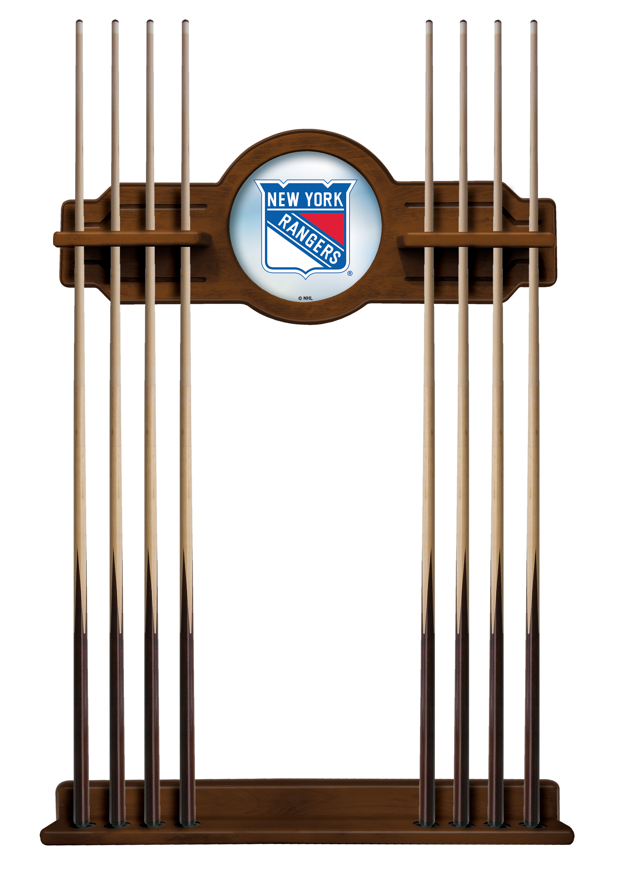 CueChrdNYRang New York Rangers Cue Rack - Chardonnay