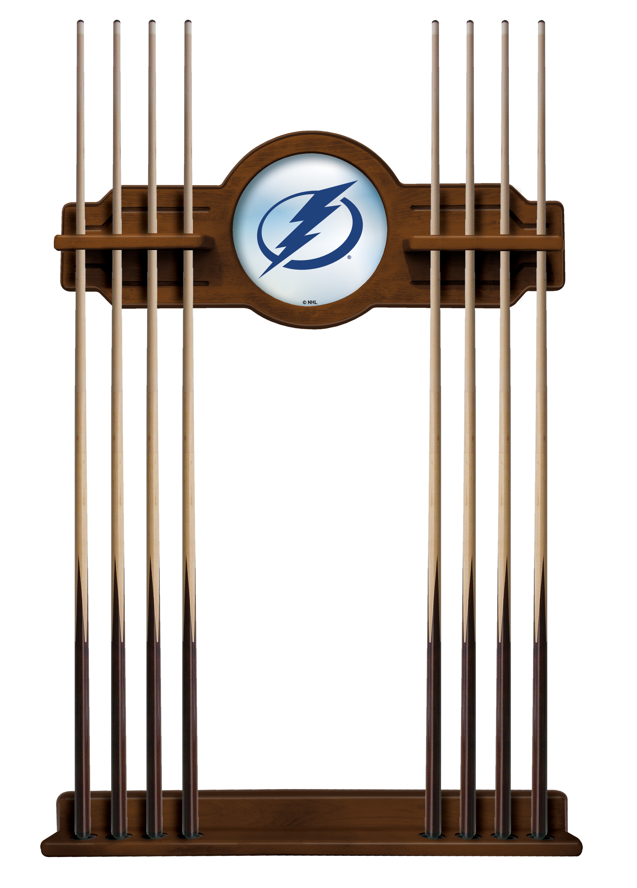 CueChrdTBLght Tampa Bay Lightning Cue Rack - Chardonnay