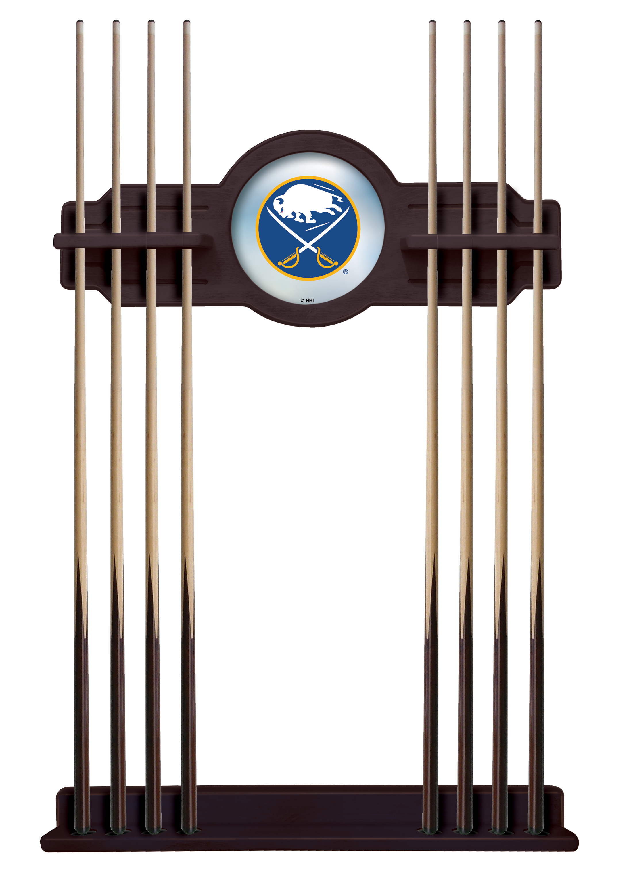 CueETudBufSab Buffalo Sabres Cue Rack - English Tudor