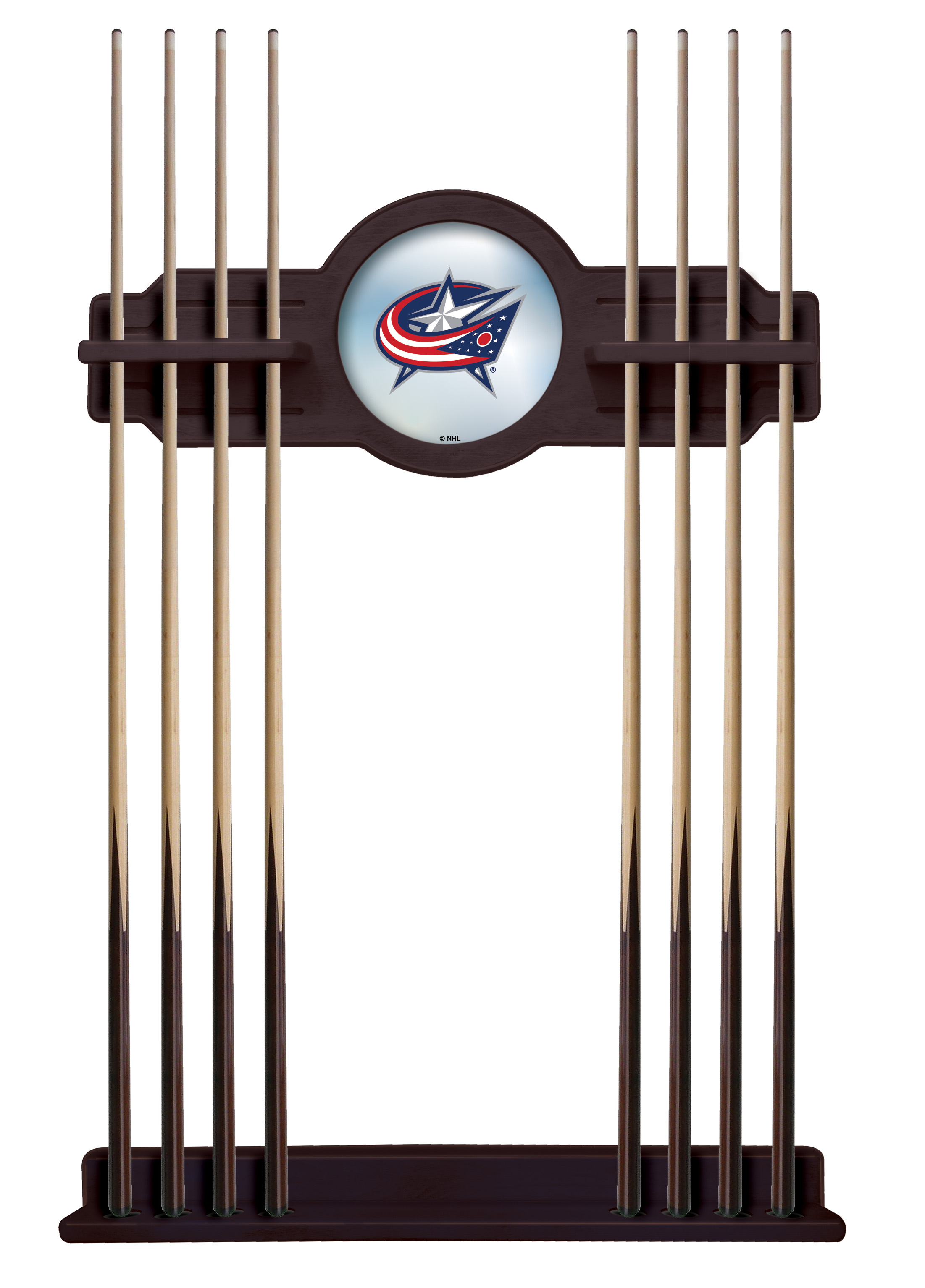 Columbus Blue Jackets Cue Rack - English Tudor