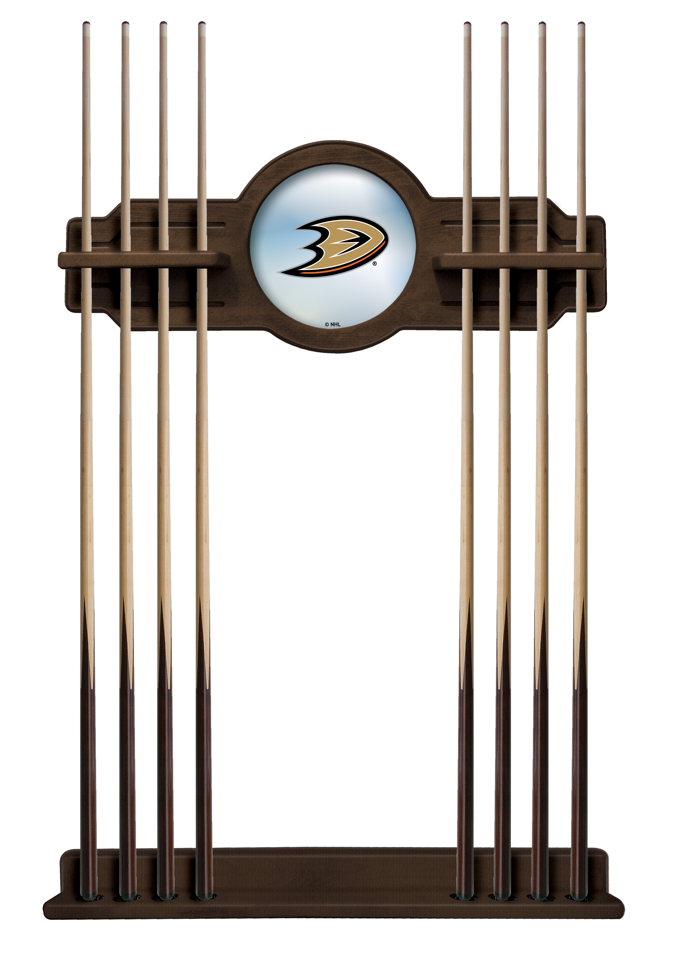 CueNavAnaDks Anaheim Ducks Cue Rack - Chardonnay