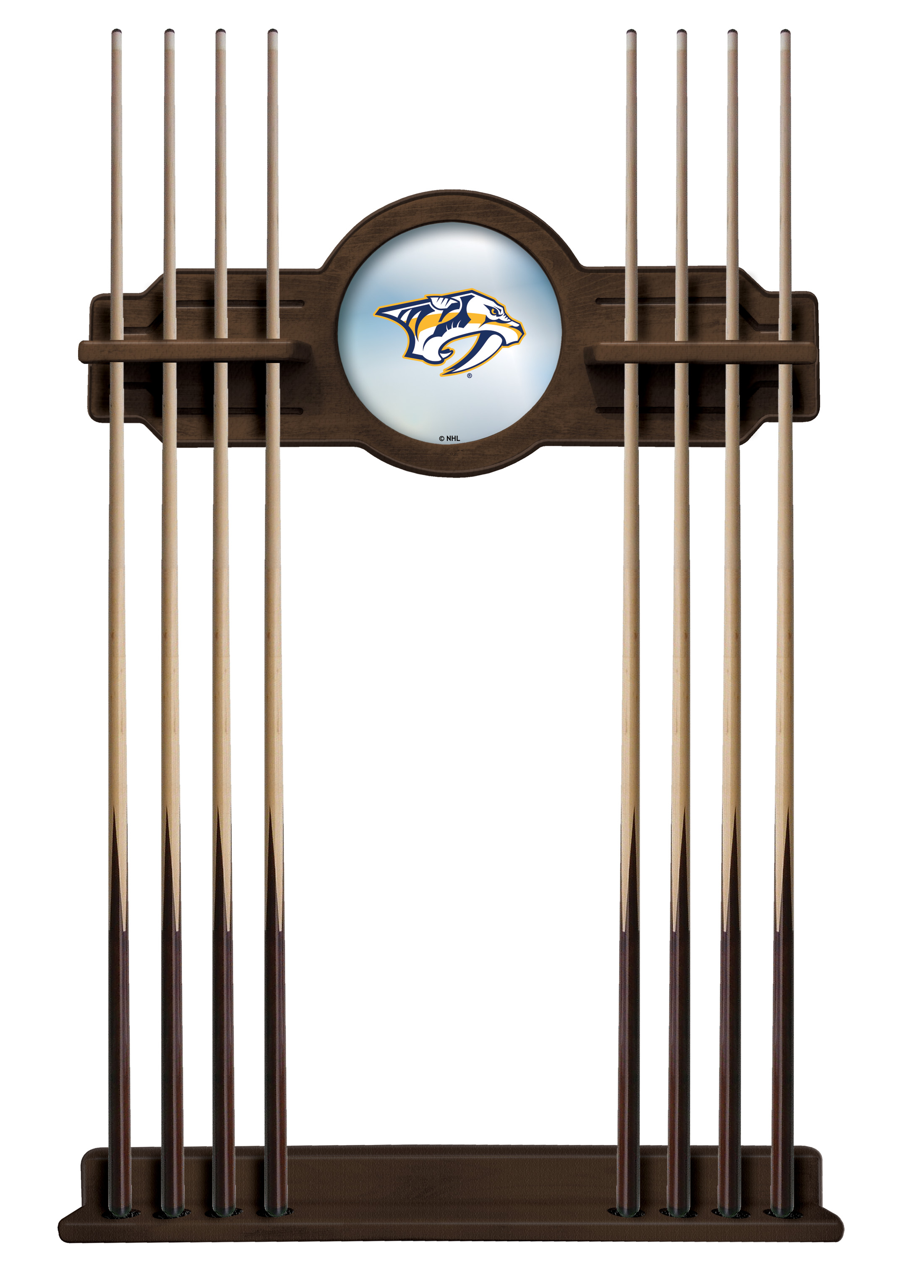 CueNavNshPre Nashville Predators Cue Rack - Chardonnay