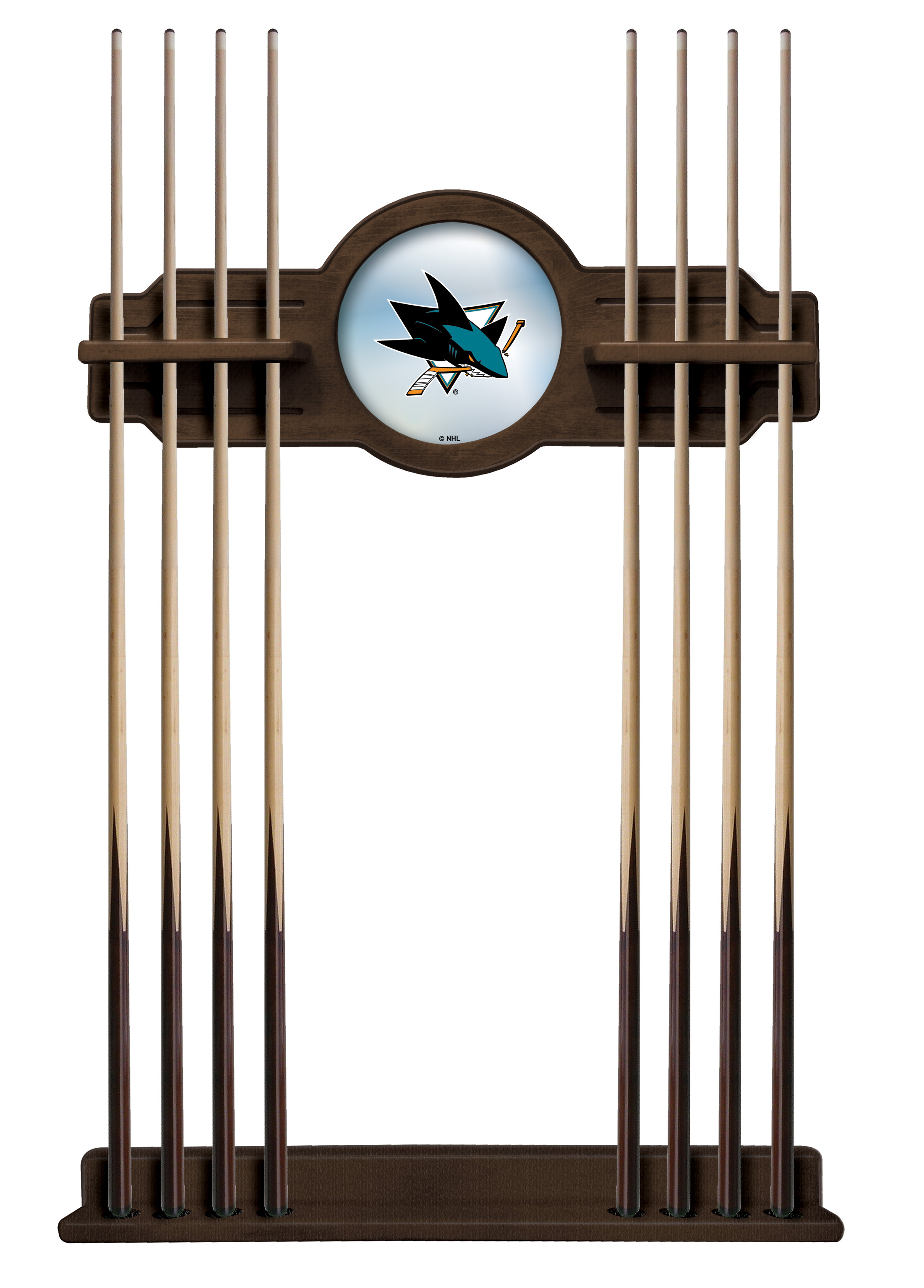 CueNavSJShar San Jose Sharks Cue Rack - Chardonnay