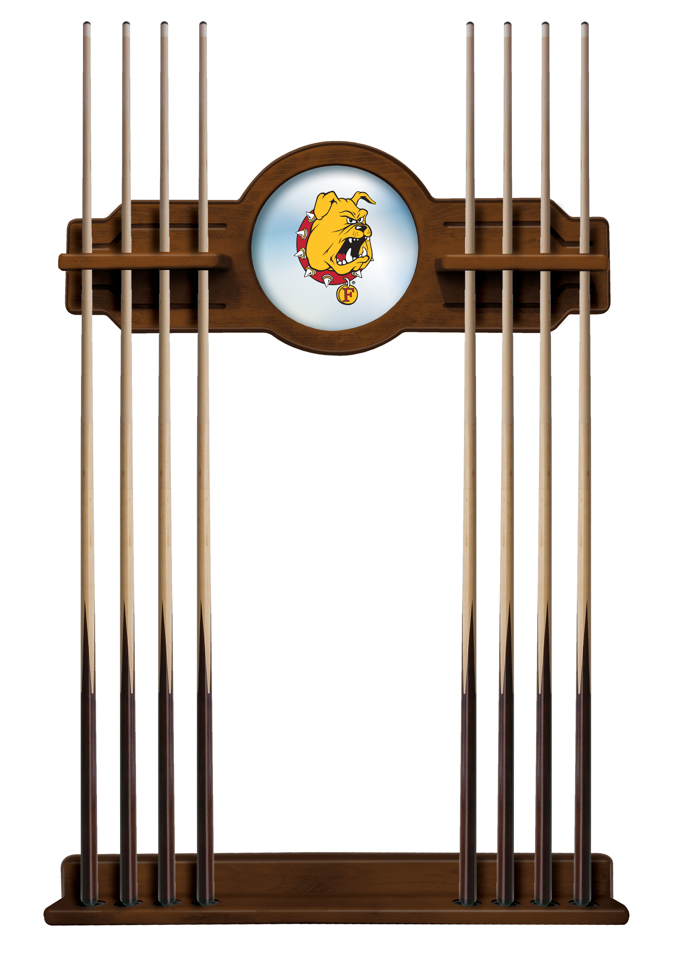 CueChrdFerrSt Ferris State University Cue Rack - Chardonnay