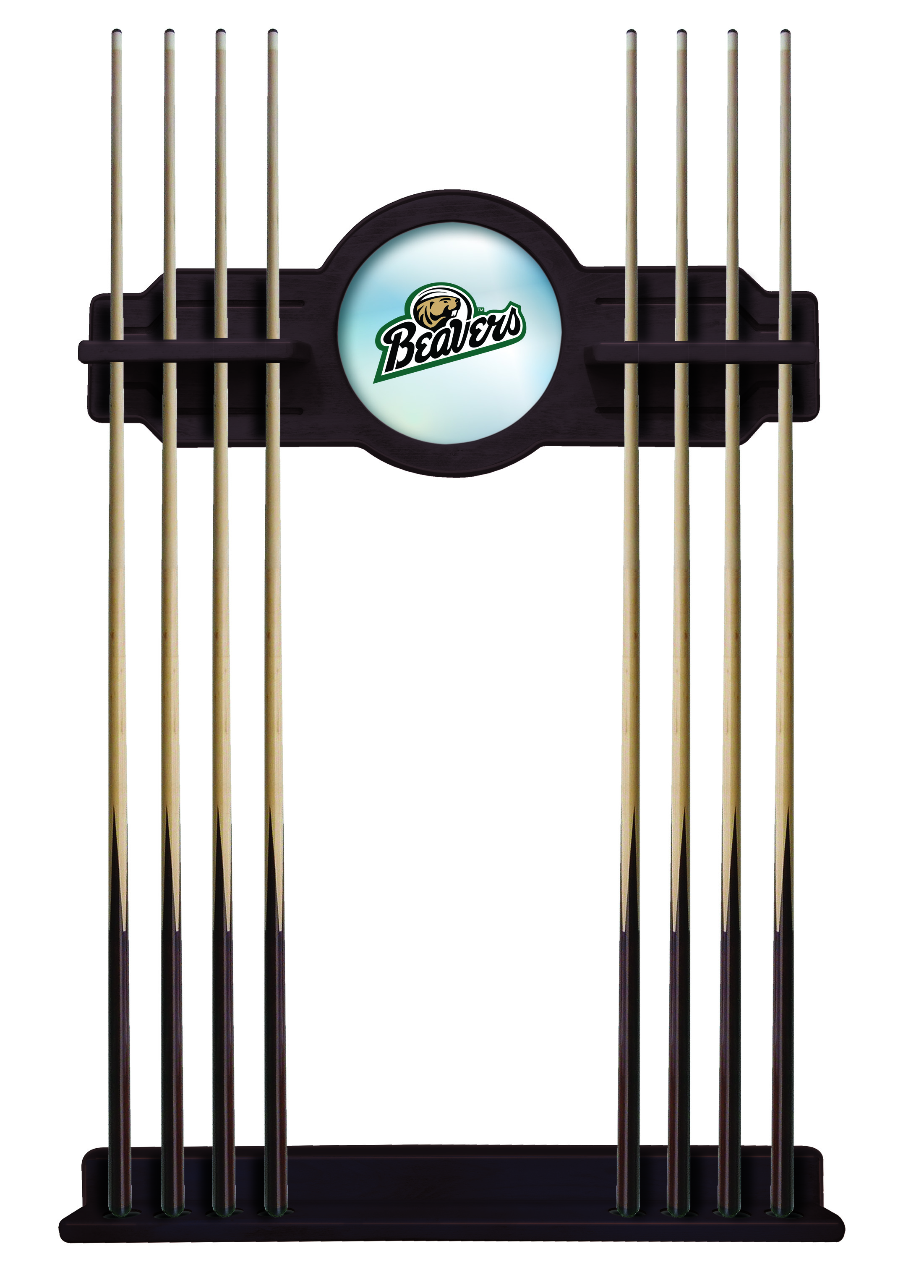 CueETudBmijSt Bemidji State Cue Rack - English Tudor