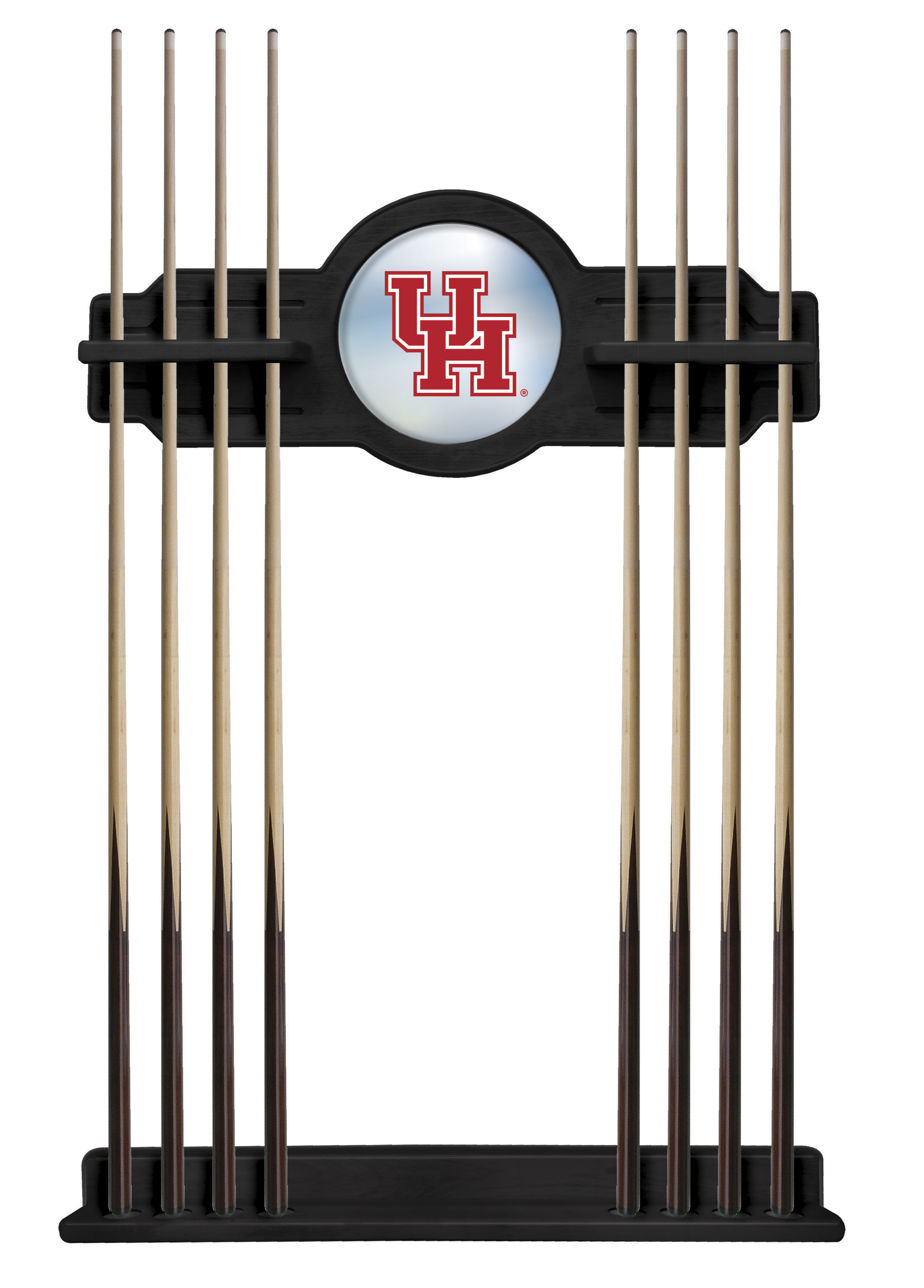 CueBKHouston University of Houston Cue Rack - Black