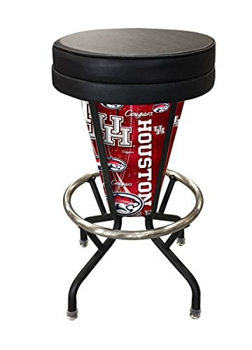 Picture of Holland Bar Stool L500030HoustonBlkVinyl Houston Lighted Bar Stool