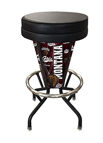 L500030MontUnBlkVinyl Montana Lighted Bar Stool