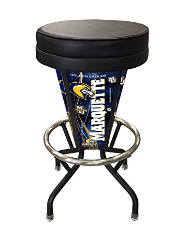 L500030MrqtteBlkVinyl Marquette Lighted Bar Stool