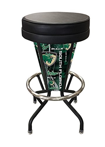 L500030SouFlaBlkVinyl South Florida Lighted Bar Stool