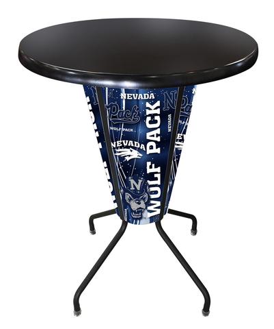 L218B42NevaUnOD36RBlk Lighted Nevada Pub Table