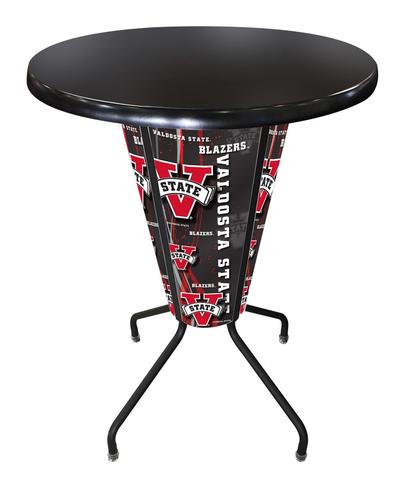 L218B42ValdStOD36RBlk Lighted Valdosta State Pub Table