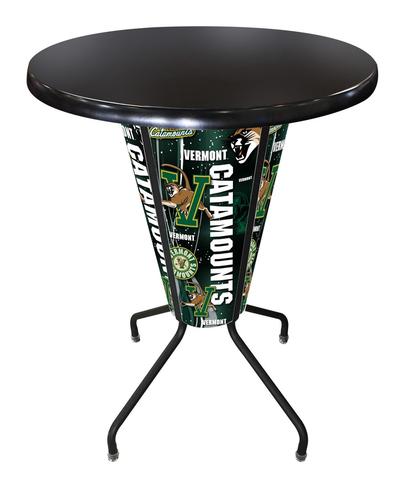 L218B42VermntOD36RBlk Lighted Vermont Pub Table