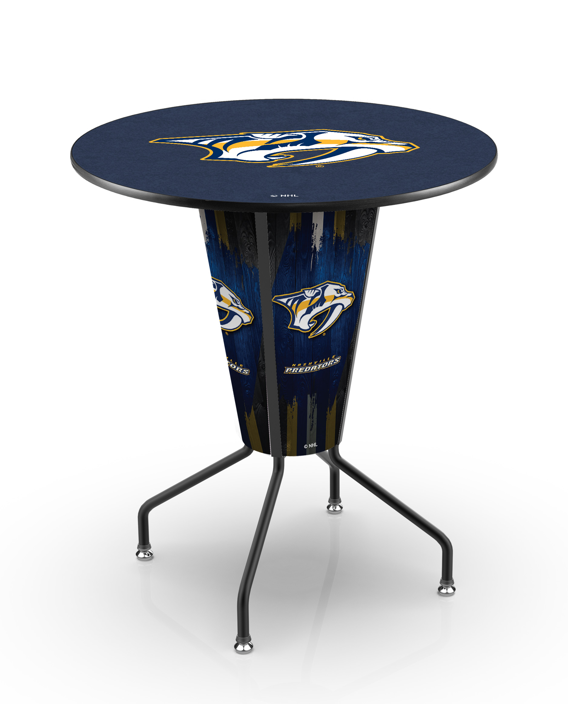 L218B42NshPre36RNshPre Lighted Nashville Predators Pub Table
