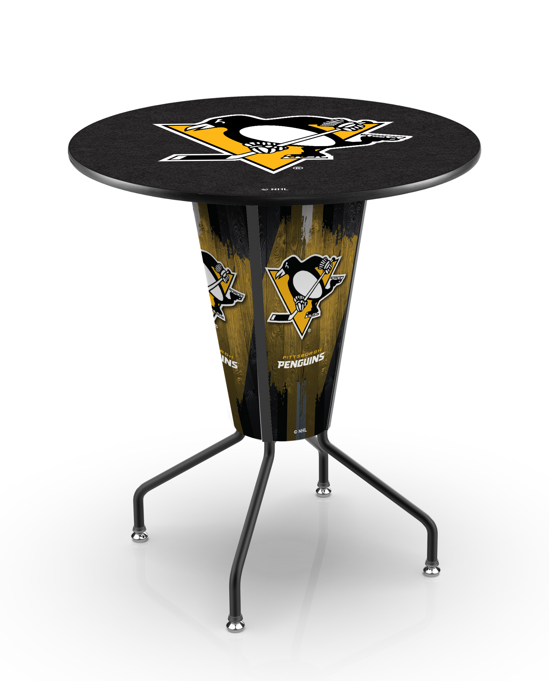 L218B42PitPen36RPitPen Lighted Pittsburgh Penguins Pub Table