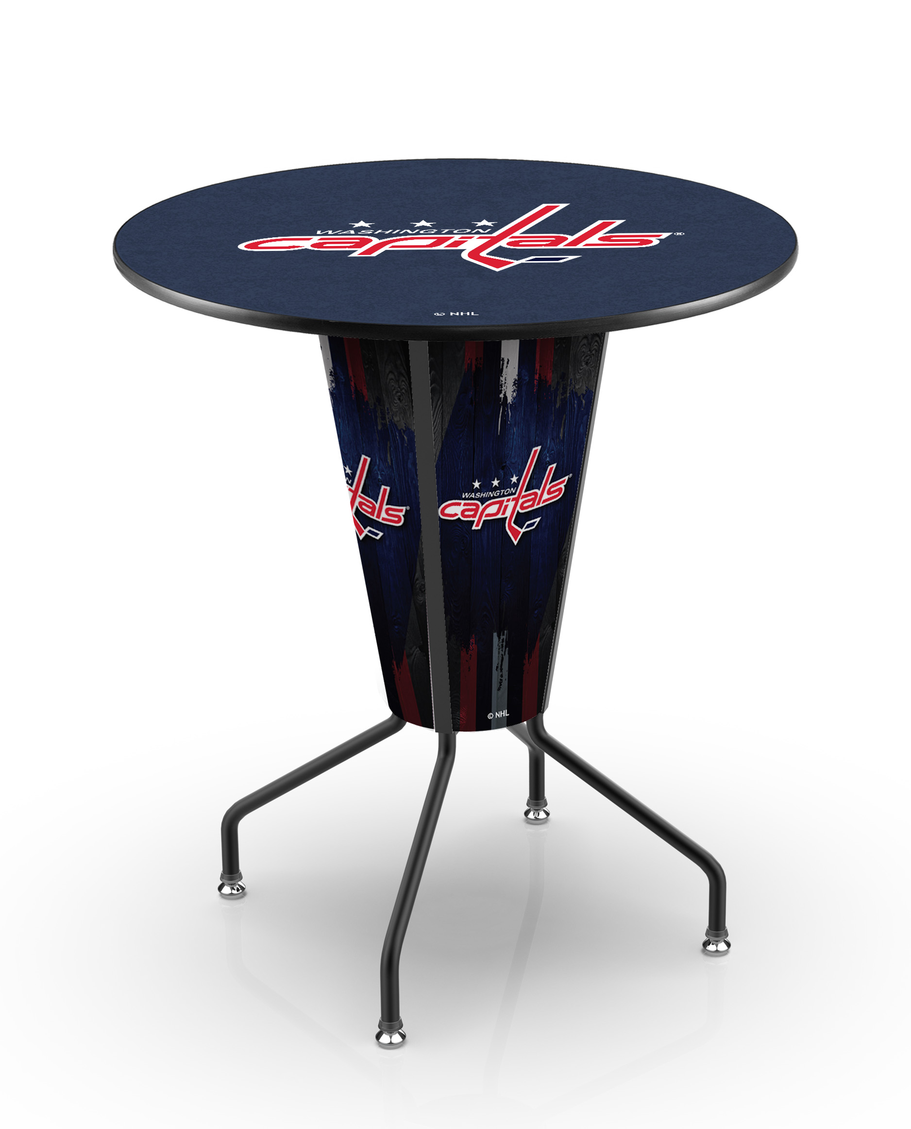 L218B42WshCap36RWshCap Lighted Washington Capitals Pub Table