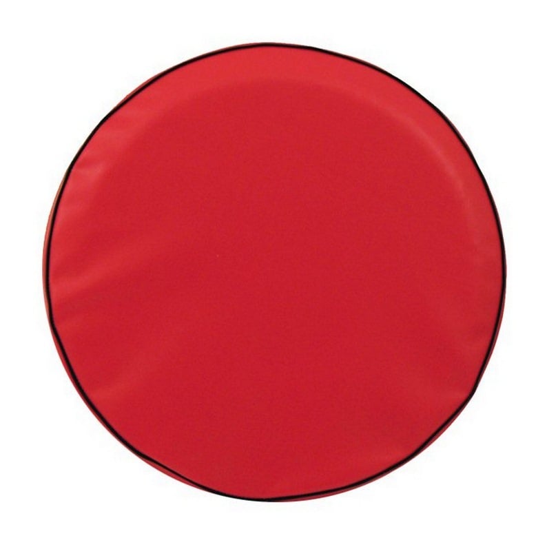 TCZRed-33 x 12.5 Plain Red Tire Cover