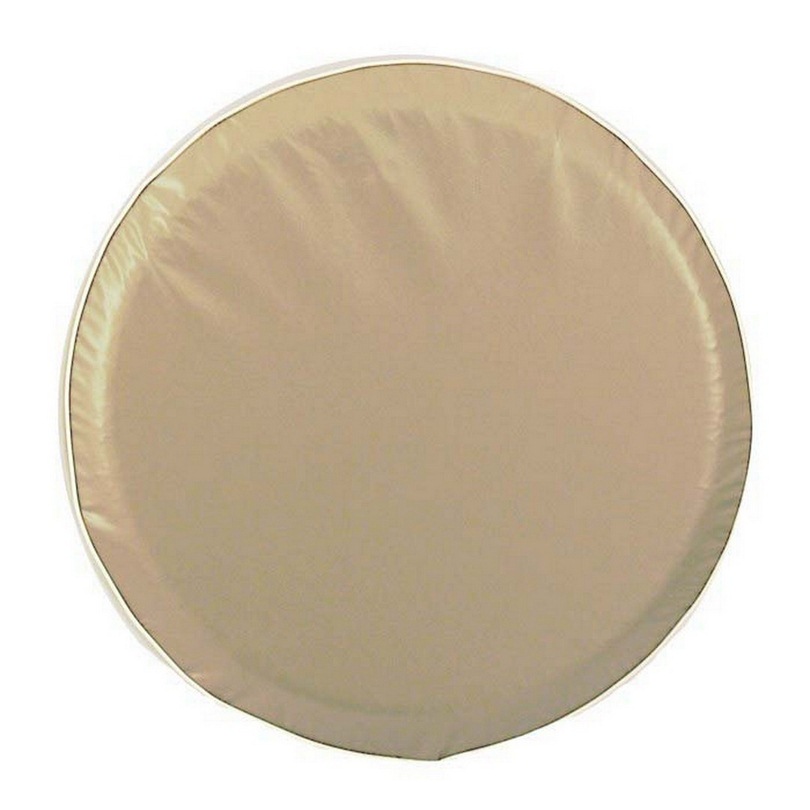 -33 x 12.5 Plain Tan Tire Cover