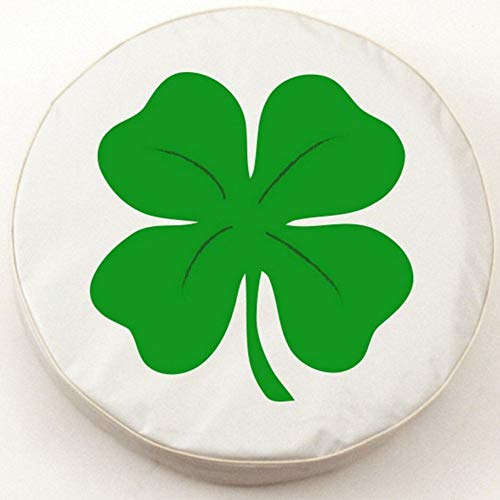 TCY4LfClvWT 32.25 x 12 4-Leaf Clover Tire Cover