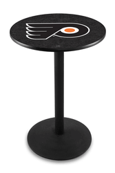 L214B4236PhiFly-B Philadelphia Flyers Pub Table with Black Background