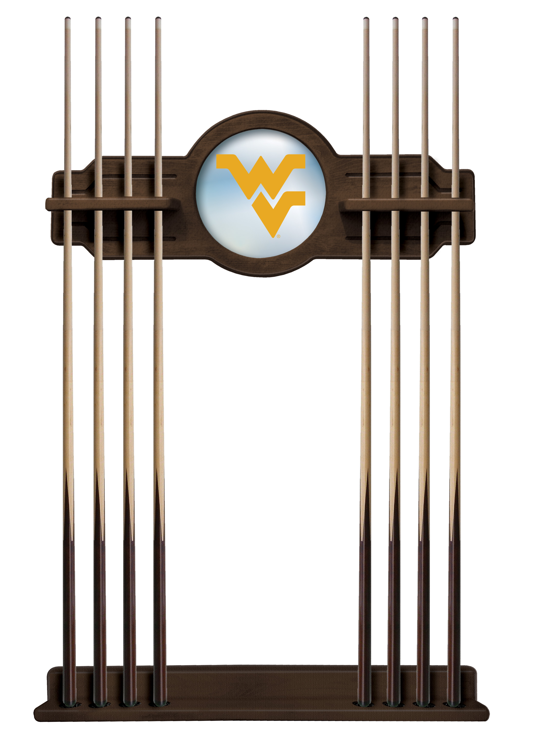 CueNavWestVA West Virginia Cue Rack in Navajo Finish