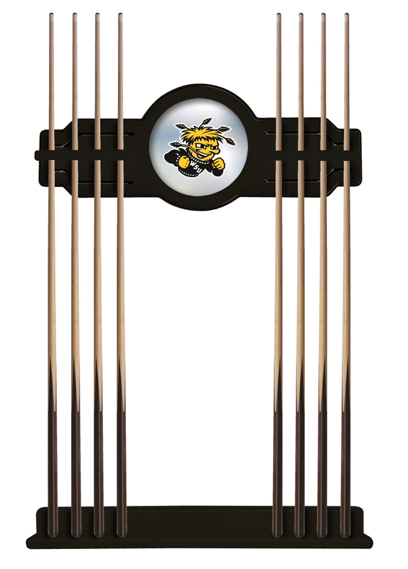 Picture of Holland Bar Stool CueBKWichSt Wichita State Cue Rack in Black Finish