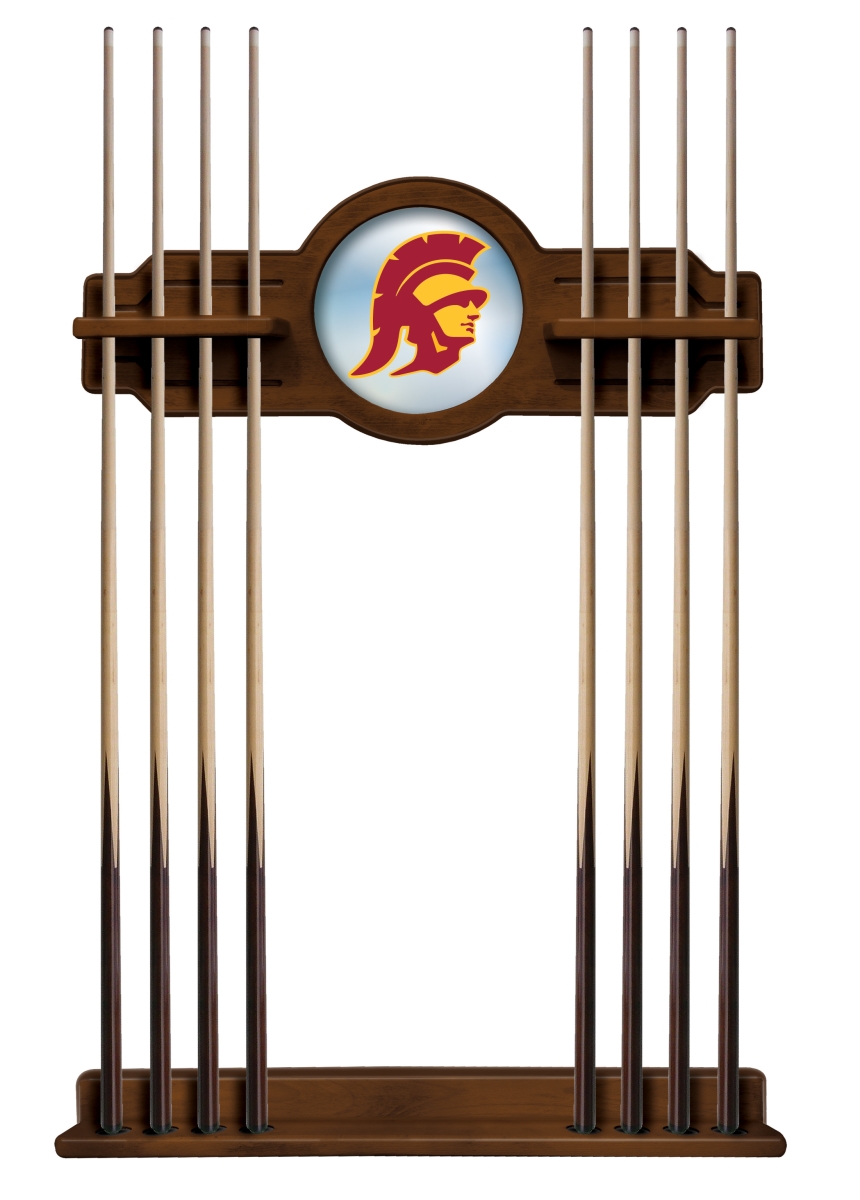 Picture of Holland Bar Stool CueChrdSouCal University of Southern California Trojans Cue Rack in Chardonnay Finish