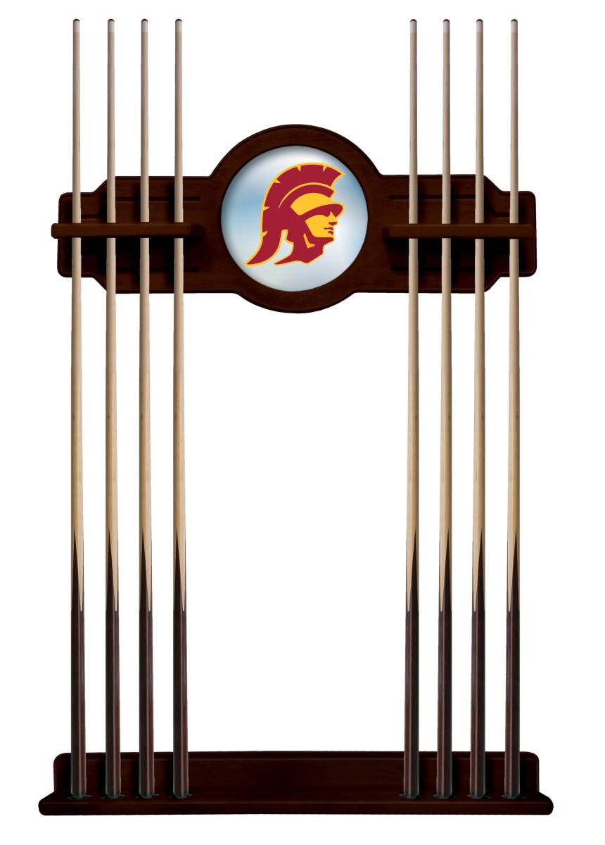 Picture of Holland Bar Stool CueETudSouCal University of Southern California Trojans Cue Rack in English Tudor Finish