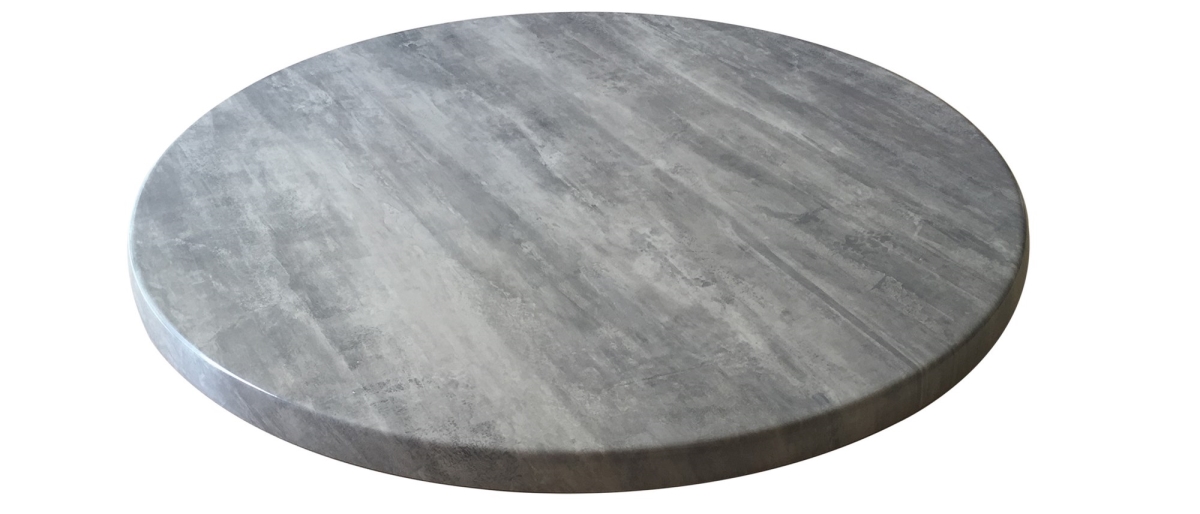 36 in. Diameter, Indoor & Outdoor Enduro Top Table Top - Greystone