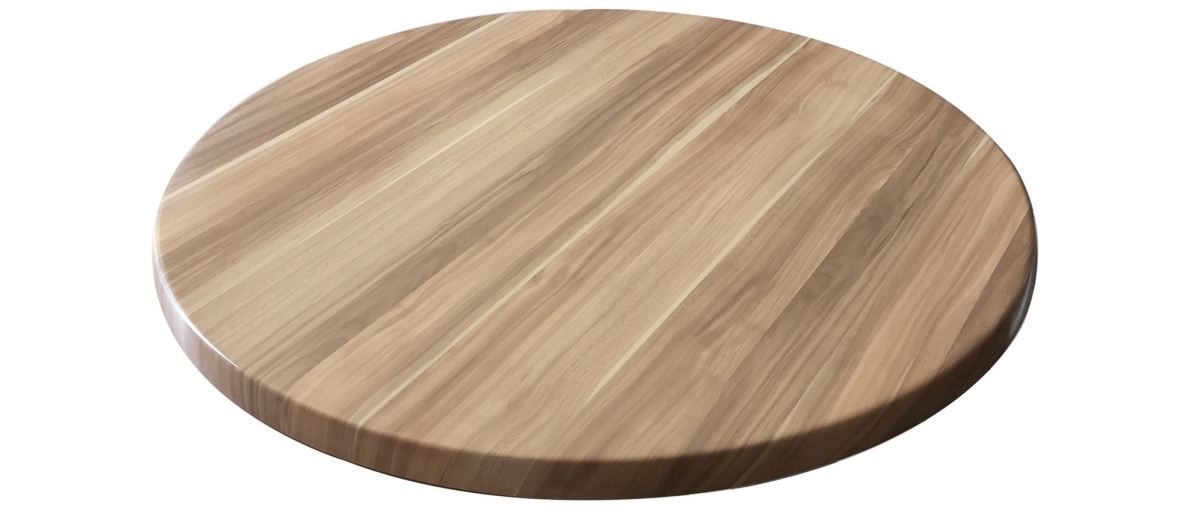 Enduro Top Table - Natural - 30 in. Diameter - Weather Resistant
