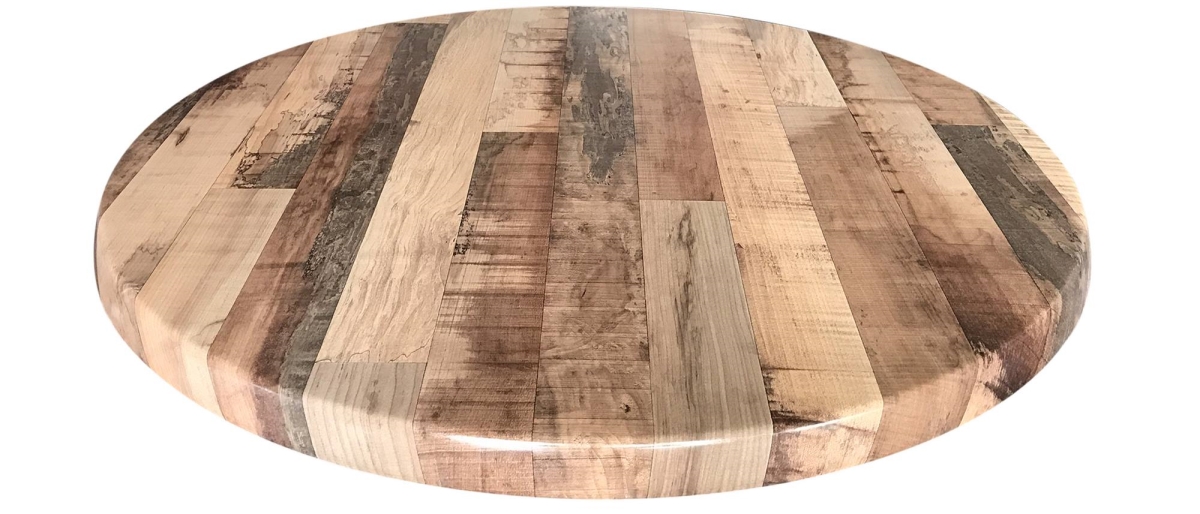 OD36RRustic 36 in. Diameter Indoor & Outdoor Enduro Top Table Top - Rustic