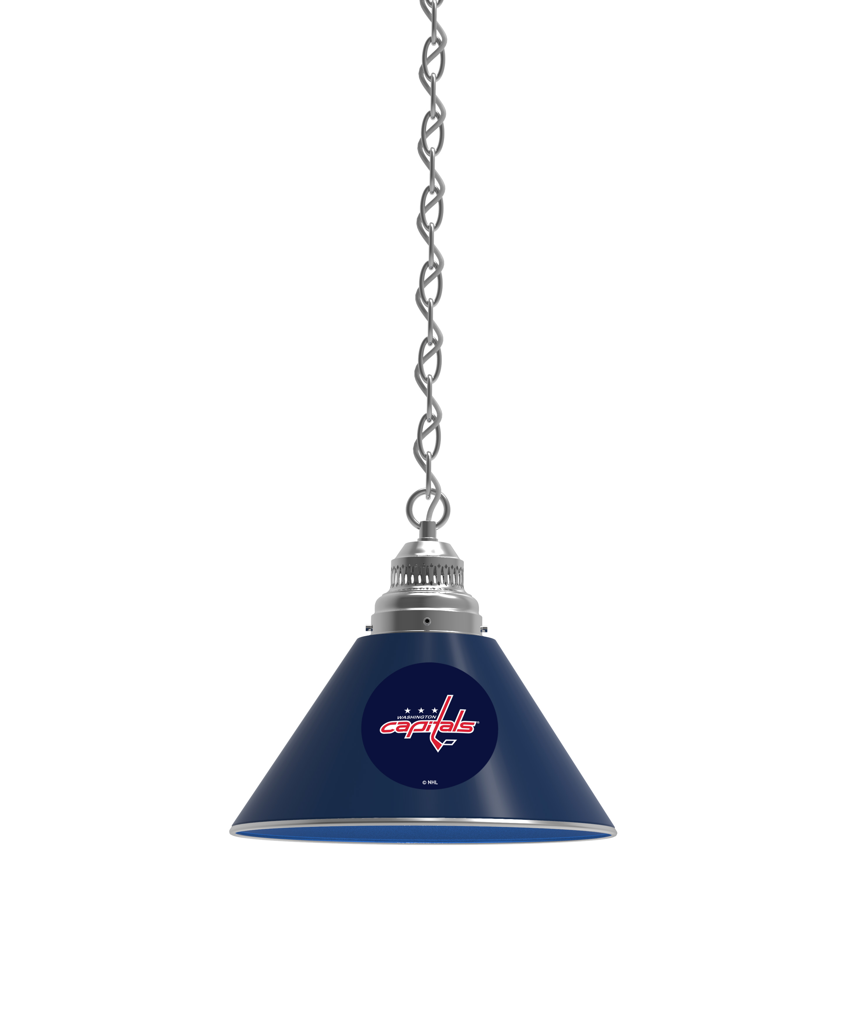 BL1CHWshCap NHL Washington Capitals Single Shade Pendant Light - Chrome
