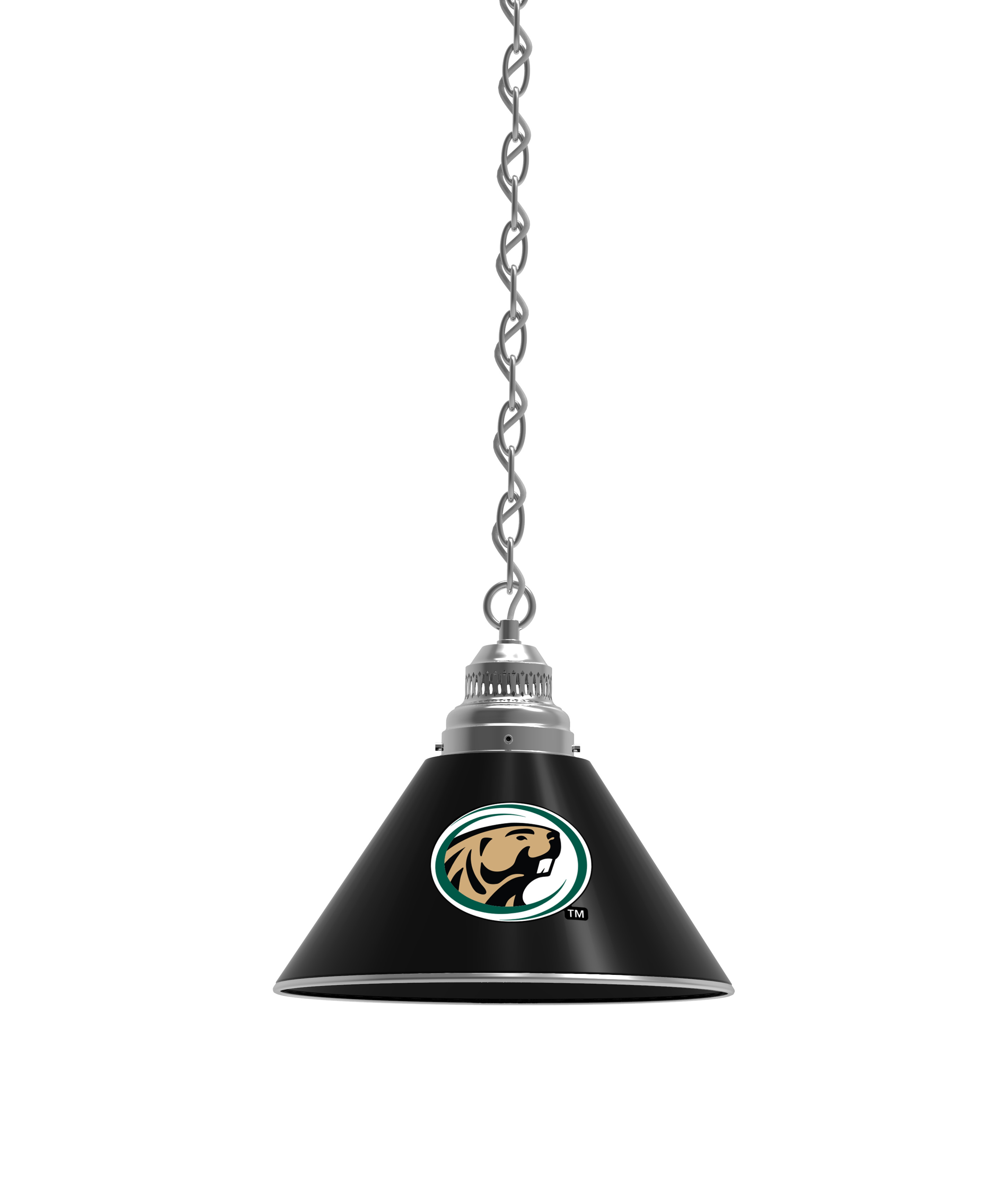 BL1CHBmijSt NCAA Bemidji State University Single Shade Pendant Light - Chrome