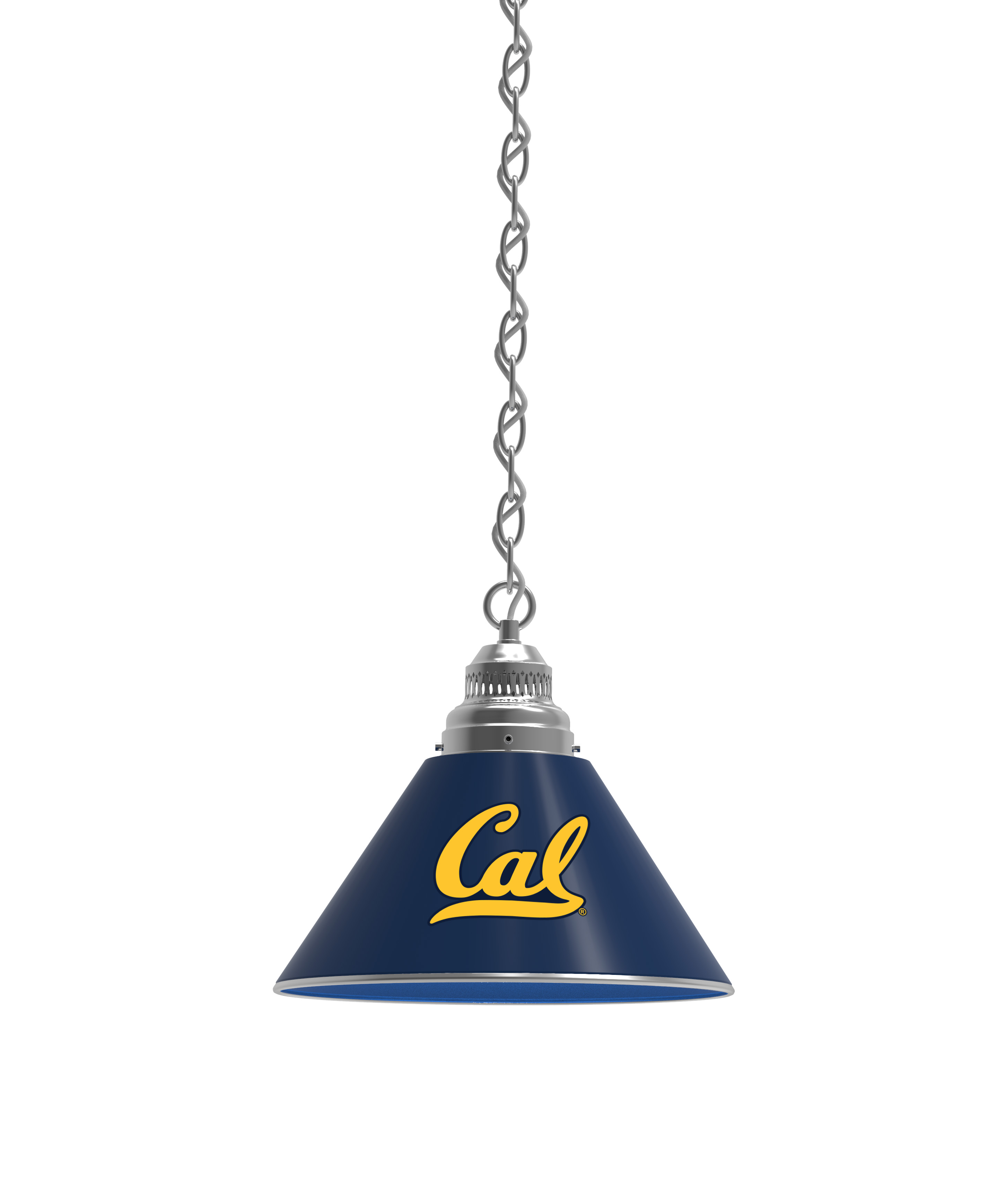 BL1CHCal-Un NCAA University of California, Berkeley Single Shade Pendant Light - Chrome