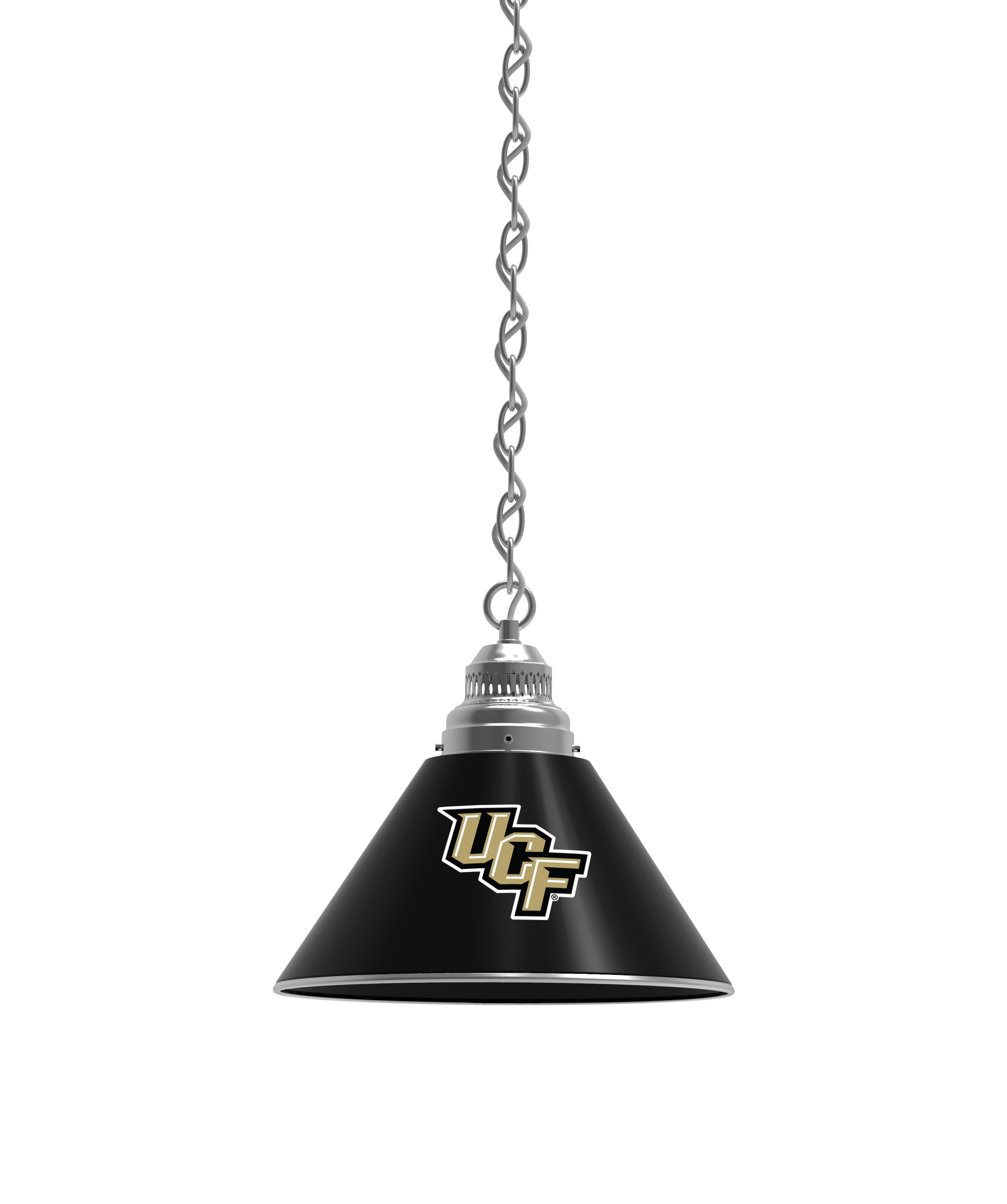 BL1CHCenFla NCAA University of Central Florida Single Shade Pendant Light - Chrome