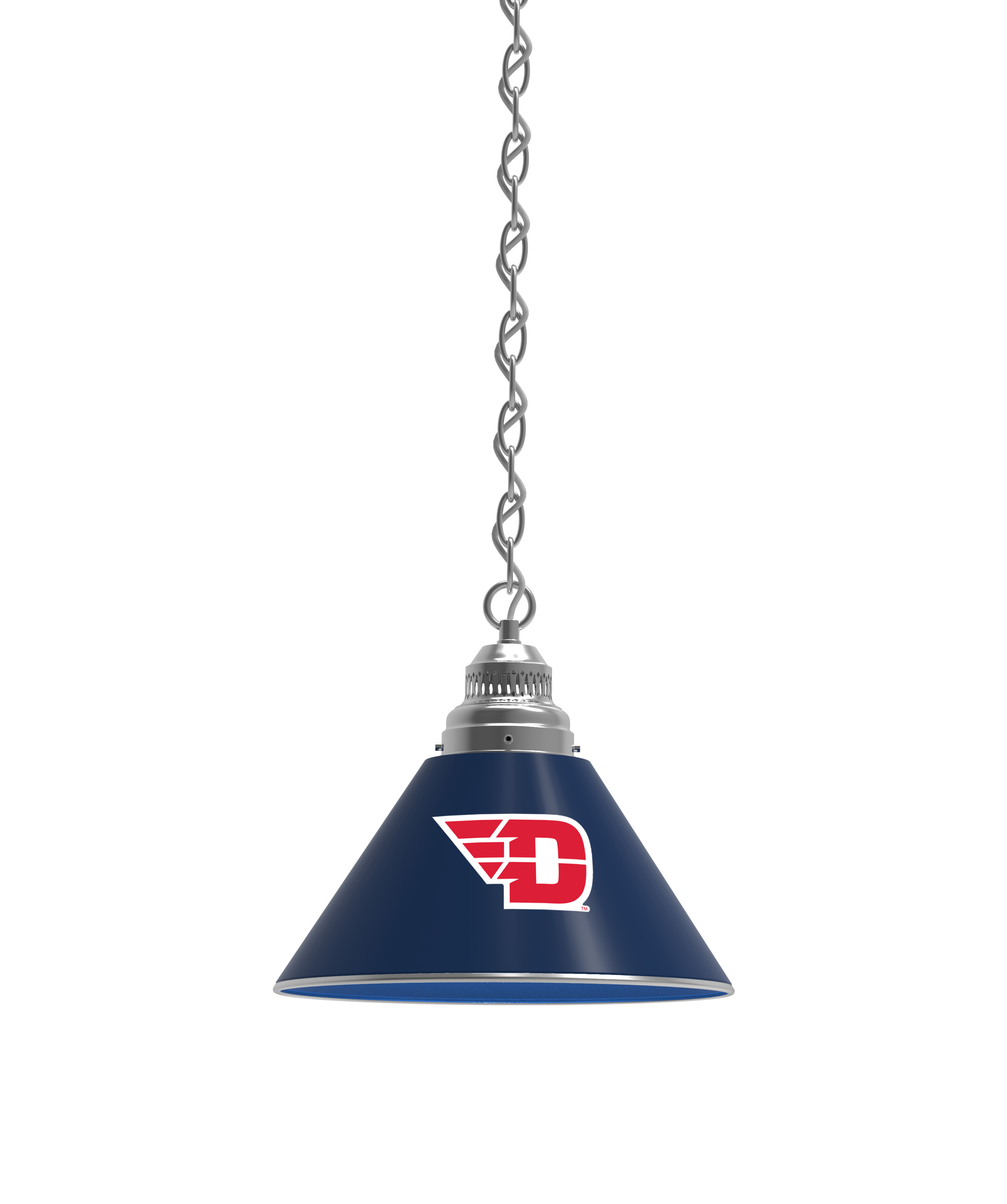 BL1CHDytnUn University of Dayton Single Shade Pendant Light - Chrome