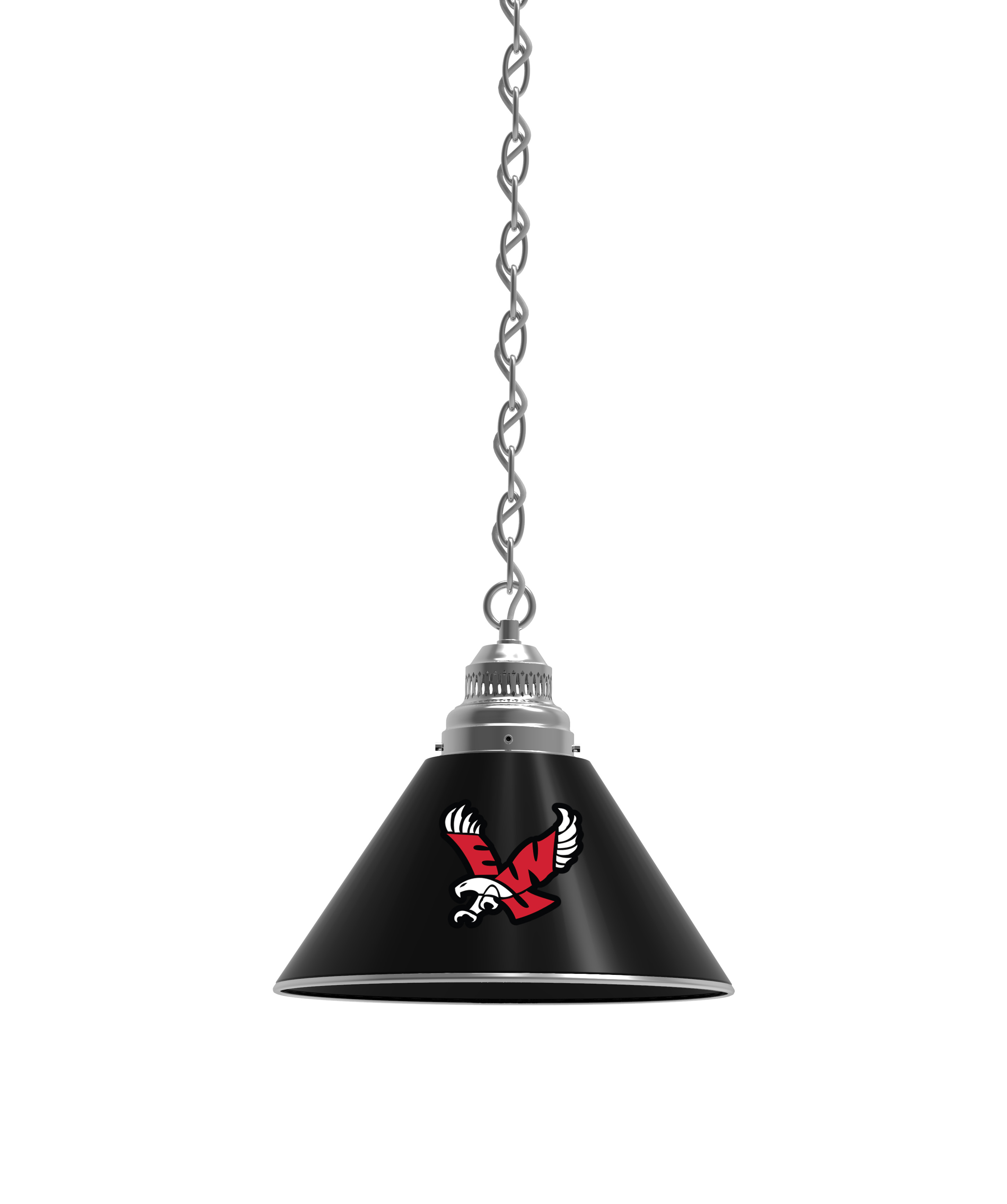 BL1CHEastWA NCAA Eastern Washington University Single Shade Pendant Light - Chrome