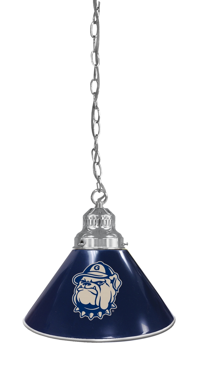 BL1CHGrgtwn NCAA Georgetown University Single Shade Pendant Light - Chrome