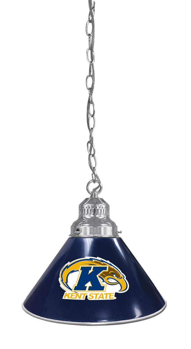 BL1CHKentSt NCAA Kent State University Single Shade Pendant Light - Chrome