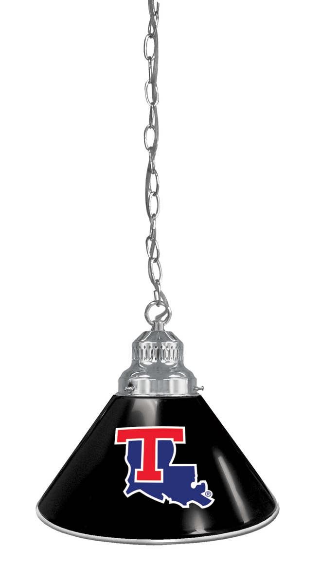 BL1CHLaTech NCAA Louisiana Tech University Single Shade Pendant Light - Chrome