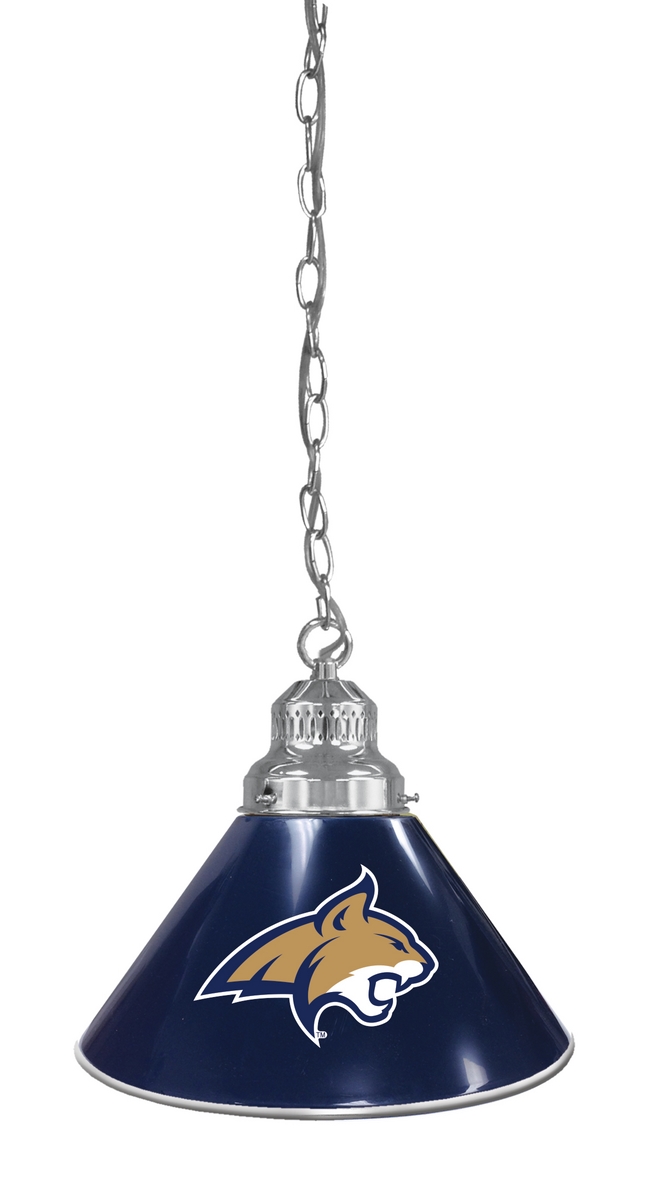 BL1CHMontSt NCAA Montana State University Single Shade Pendant Light - Chrome