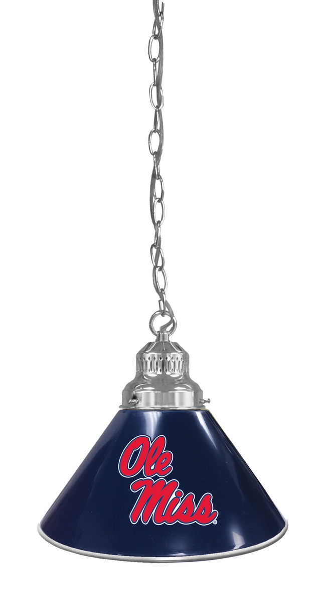 BL1CHMssppU NCAA Ole Miss Single Shade Pendant Light - Chrome