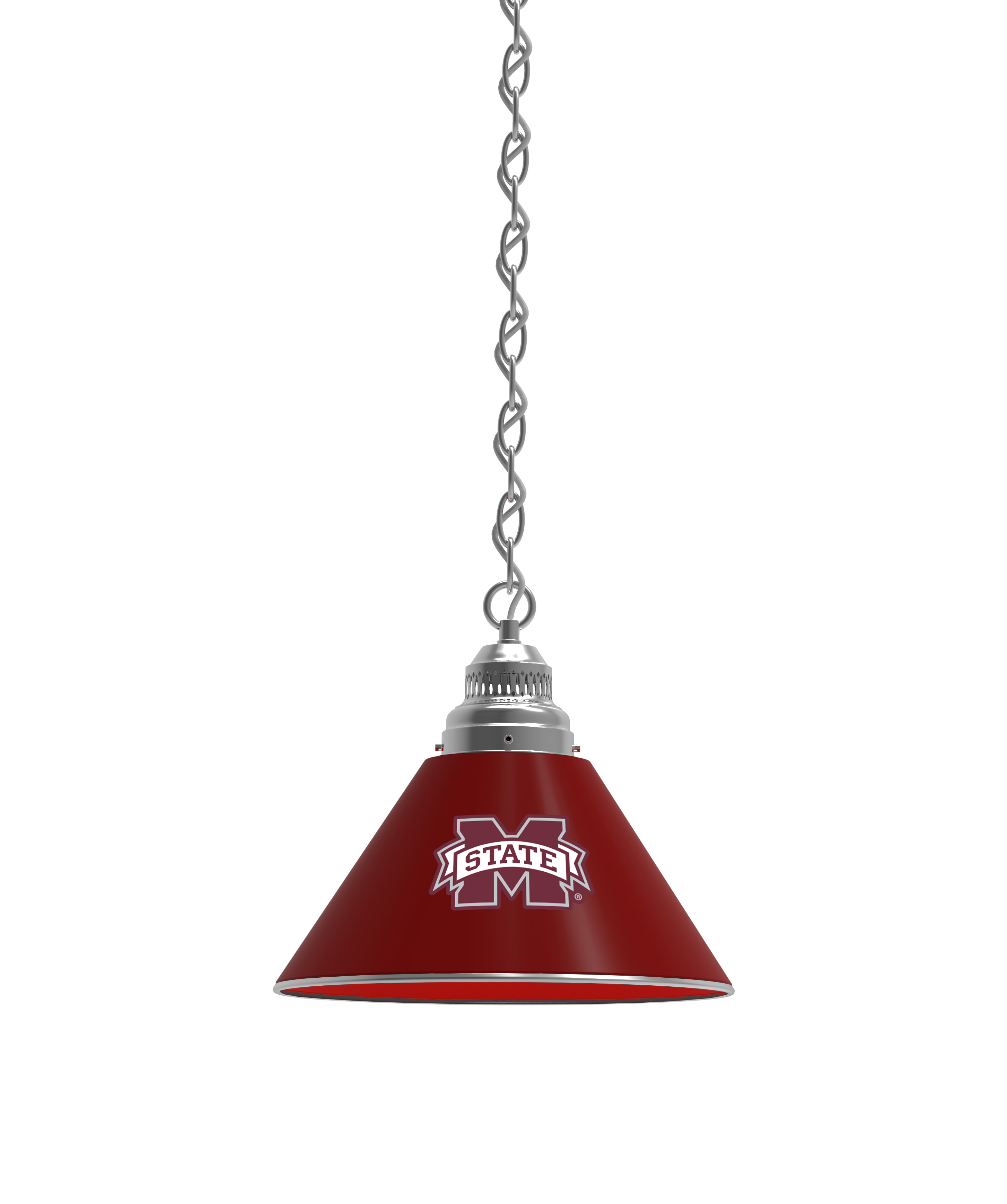 BL1CHMssStU NCAA Mississippi State University Single Shade Pendant Light - Chrome