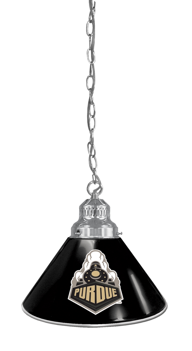BL1CHPurdue NCAA Purdue University Single Shade Pendant Light - Chrome