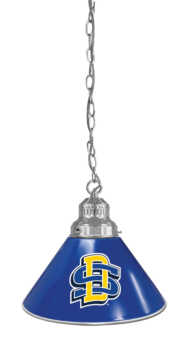 BL1CHSDakSt NCAA South Dakota State University Single Shade Pendant Light - Chrome