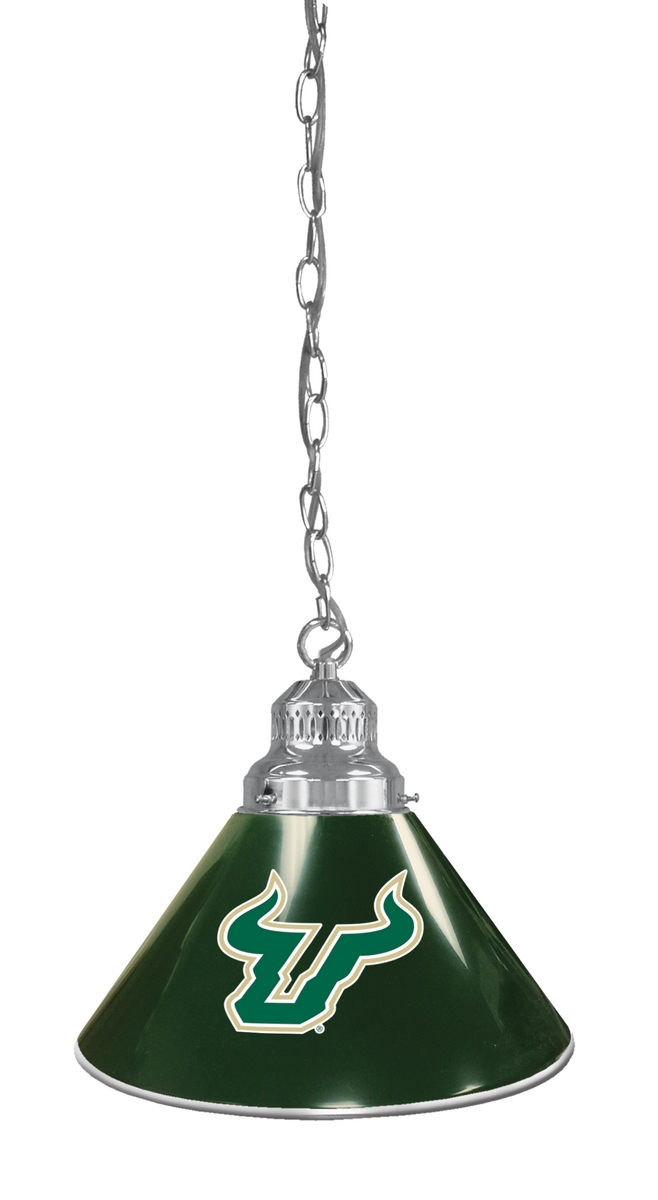 BL1CHSouFla NCAA South Florida University Single Shade Pendant Light - Chrome