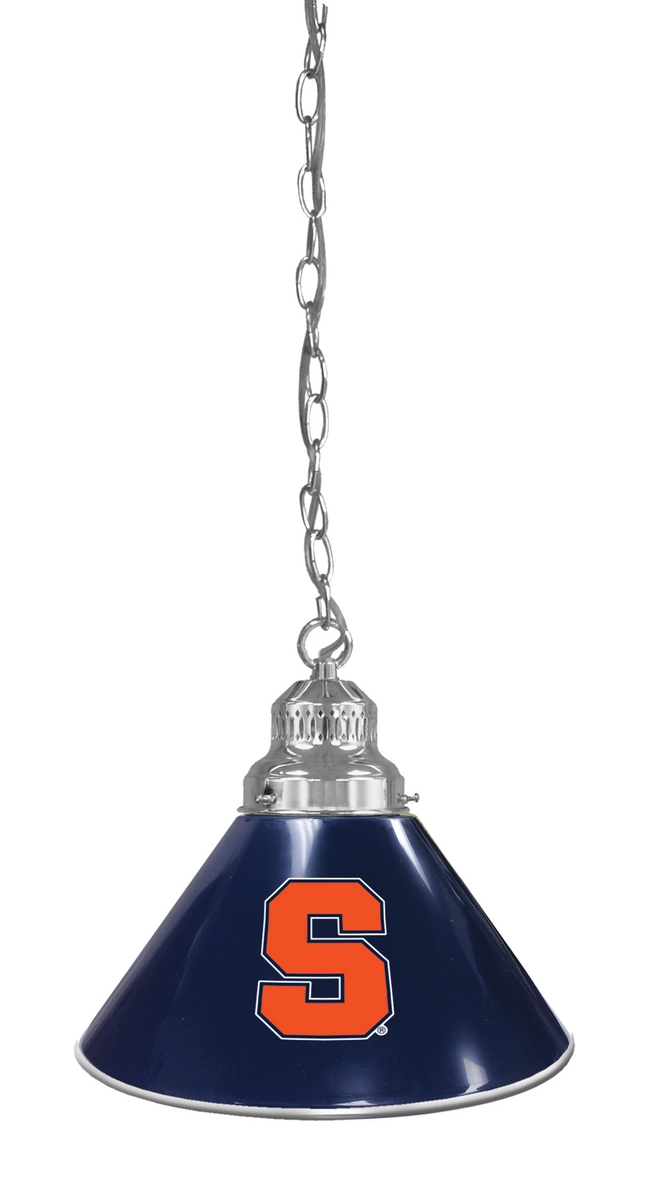 BL1CHSyrcse NCAA Syracuse University Single Shade Pendant Light - Chrome